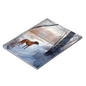 Rhodesian Ridgeback Let It Snow Christmas Notizblock (Linke Seite)