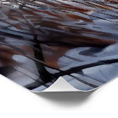 Rhodesian Ridgeback Let It Snow Christmas Poster (Ecke)