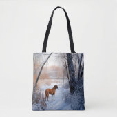 Rhodesian Ridgeback Let It Snow Christmas Tasche (Vorderseite)