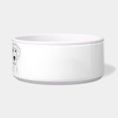 Rhodesian Ridgeback Line Art personalized bowl Napf (Rechts)