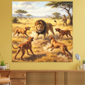 Rhodesian Ridgeback Löwenhund Kunst Leinwanddruck (Insitu (Wohnzimmer))