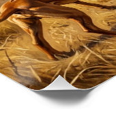 Rhodesian Ridgeback Löwenhund Kunst Poster (Ecke)