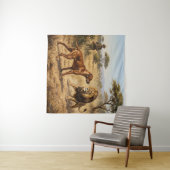 Rhodesian Ridgeback Löwenhund Kunst Wandteppich (Beispiel (Horizontal))