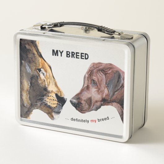 Rhodesian Ridgeback Lunch Box (Rückseite)