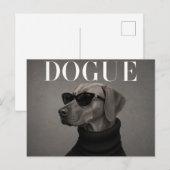 Rhodesian Ridgeback Luxus Postkarte (Vorne/Hinten)
