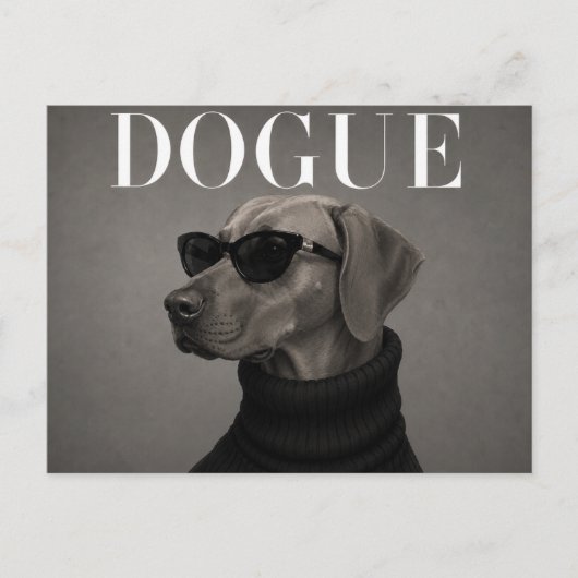 Rhodesian Ridgeback Luxus Postkarte (Vorderseite)
