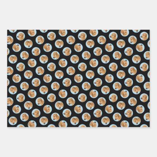 Rhodesian Ridgeback Malerei Red Wheaten Dog Art Geschenkpapier Set (Vorderseite 3)