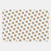 Rhodesian Ridgeback Malerei Red Wheaten Dog Art Geschenkpapier Set (Vorderseite 2)