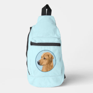 Rhodesian-Ridgeback-Malerei Roter Weizenfarbener H Crossbody Bag
