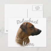 Rhodesian Ridgeback Mama 2 Postkarte (Vorne/Hinten)