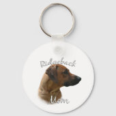 Rhodesian Ridgeback Mama 2 Schlüsselanhänger (Rückseite)