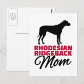 Rhodesian Ridgeback Mama Postkarte (Vorne/Hinten)