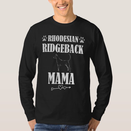 Rhodesian Ridgeback Mama T-Shirt (Vorderseite)