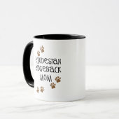 Rhodesian Ridgeback Mama Tasse (Vorderseite Links)