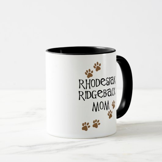 Rhodesian Ridgeback Mama Tasse (VorderseiteRechts)