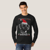 Rhodesian Ridgeback Merry Barkmas Christmas T-Shirt (Vorne ganz)