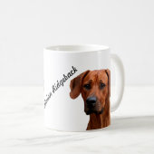 Rhodesian Ridgeback mok Kaffeetasse (VorderseiteRechts)