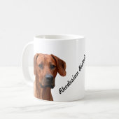 Rhodesian Ridgeback mok Kaffeetasse (Vorderseite Links)