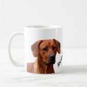 Rhodesian Ridgeback mok Kaffeetasse (Links)