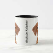Rhodesian Ridgeback mok Tasse (Zentrum)