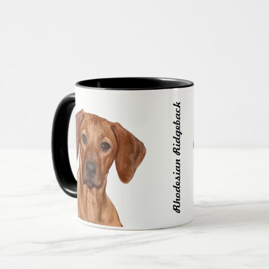 Rhodesian Ridgeback mok Tasse (Vorderseite Links)