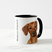 Rhodesian Ridgeback mok Tasse (VorderseiteRechts)