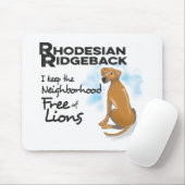 Rhodesian Ridgeback Mouse Pad Mousepad (Mit Mouse)