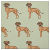 Rhodesian Ridgeback Niedlich African Lion Dog Gree Stoff (Muster)