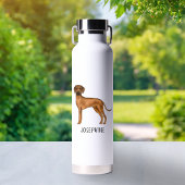 Rhodesian Ridgeback Niedlicher afrikanischer Löwen Trinkflasche