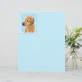 Rhodesian Ridgeback Painting - Original Dog Art (Stehend Vorderseite)
