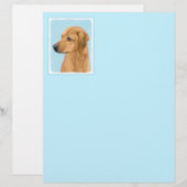 Rhodesian Ridgeback Painting - Original Dog Art (Vorne/Hinten)