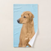 Rhodesian Ridgeback Painting - Original Dog Art Badhandtuch Set (Handtuch)