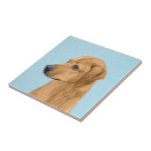 Rhodesian Ridgeback Painting - Original Dog Art Fliese (Seite)