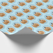 Rhodesian Ridgeback Painting - Original Dog Art Geschenkpapier (Ecke)