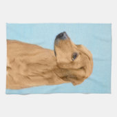 Rhodesian Ridgeback Painting - Original Dog Art Geschirrtuch (Horizontal)
