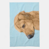Rhodesian Ridgeback Painting - Original Dog Art Geschirrtuch (Vertikal)