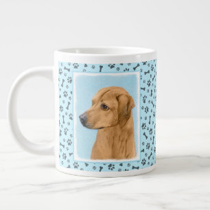Rhodesian Ridgeback Painting - Original Dog Art Jumbo-Tasse