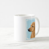 Rhodesian Ridgeback Painting - Original Dog Art Kaffeetasse (VorderseiteRechts)