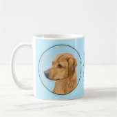 Rhodesian Ridgeback Painting - Original Dog Art Kaffeetasse (Links)