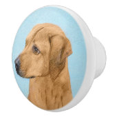 Rhodesian Ridgeback Painting - Original Dog Art Keramikknauf (Rechts)