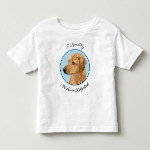 Rhodesian Ridgeback Painting - Original Dog Art Kleinkind T-shirt