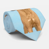 Rhodesian Ridgeback Painting - Original Dog Art Krawatte (Gerollt)