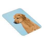 Rhodesian Ridgeback Painting - Original Dog Art Magnet (Rechte Seite)