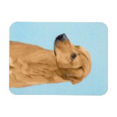 Rhodesian Ridgeback Painting - Original Dog Art Magnet (Horizontal)