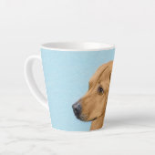 Rhodesian Ridgeback Painting - Original Dog Art Milchtasse (Linke Ecke)