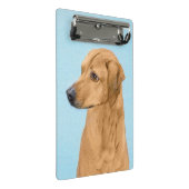 Rhodesian Ridgeback Painting - Original Dog Art Mini Klemmbrett (Schrägansicht)