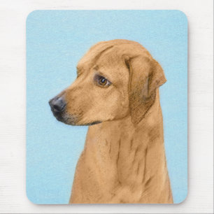 Rhodesian Ridgeback Painting - Original Dog Art Mousepad