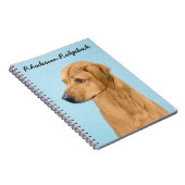 Rhodesian Ridgeback Painting - Original Dog Art Notizblock (Rechte Seite)