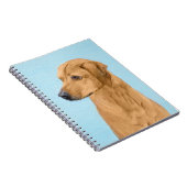 Rhodesian Ridgeback Painting - Original Dog Art Notizblock (Rechte Seite)