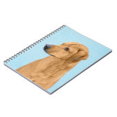 Rhodesian Ridgeback Painting - Original Dog Art Notizblock (Linke Seite)